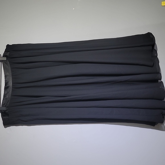 Scala Vintage 90's Black Plus Size Midi Skirt - Picture 1 of 9